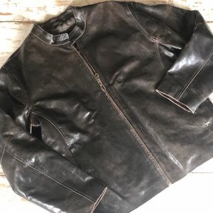 Men’s Brown Leather Jacket